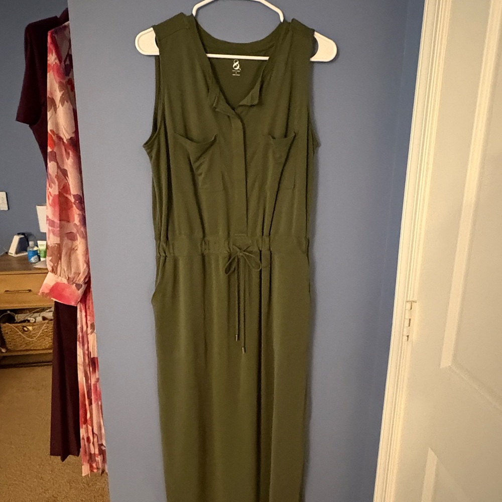 Loft Lou & Grey Sleeveless Midi Dress
